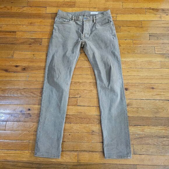 AllSaints Jeans Mens 30x32Brown Rex Slim Fit